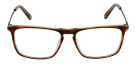 FILA Brille mit Sehstärke für Herren optional mit Sonnenbrillentönung oder Blaulichtfilter, Quadratisch, gefertigt aus Edelstahl (inklusive Brillenetui)