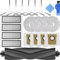 EATBALE Kit de accesorios para Dreame L20 Ultra aspiradora robot (1 cepillo principal 6 cepillo lateral 4 filtro HEPA 4 almohadillas de trapeador 4 bolsas para el polvo) Piezas de repuesto (19 piezas)