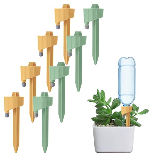 Automatisch Bewässerung Set,Automatisch Bewässerung Set, Instellbar Einfaches Zum Gießen, Bewässerung für Topfpflanzen Pflanzen Blumen Garten Zimmerpflanze (8)