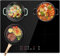 Panana Built-in 60cm Induction Hob Ceramic Glass Panel, Child Lock, Touch control, Timer Function - Black 7600W, 595 x 54 x 520 mm (W x H x D) (Built-in 4 Zone 7600W)