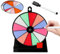Dhqkqg Glücksrad zum Drehen,Gluecksrad Gluecksrad, Glücksrad Spielzeug mit Ständer,Glücksrad Spielzeug mit 3 Drehrad + 1 Markierungsstift,15x20cm Spinning Prize Wheel,Für Party,Karneval,Neujahr