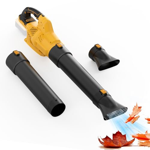 Leaf Blower Compatible with Dewalt 20V Max Battery(No Battery) Cordless Leaf Blower with 6 Speed Modes,400CFM,Battery Powered Leaf Blowers for Lawn Care and Yard