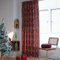 USTIDE Rustic Colorful Geometric Curtain Vintage Ethnic Red Curtain Room Darkening Tassels Curtain for Living Room Bedroom,1Panel,150x180cm