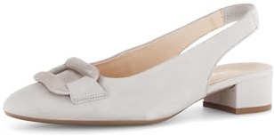 Gabor Damen Slingpumps, Frauen Absatzschuhe,hochhackige Schuhe,stoeckelschuhe,Ausgehschuhe,Court Shoes,Heels,lightgrey(bezogen),41 EU / 7.5 UK