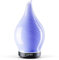 Porseme Aroma Diffuser 150ml,Handgeblasen Glas Diffuser für Ätherische Öle,Luftbefeuchter mit Timer Ultraschall Cool Mist Leise,7 Arten LED Lichtfarben,Auto Power-Off BPA Frei für Wohnung(Pure Purple)