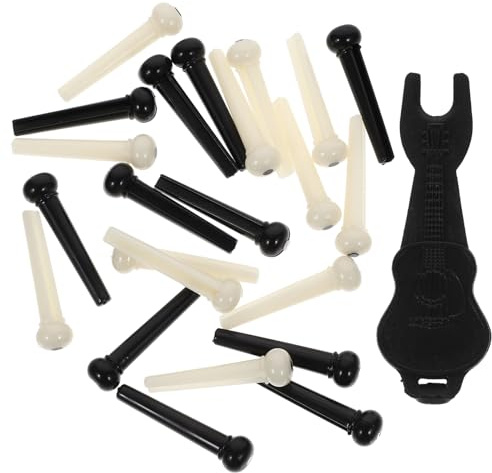 Generic Guitar String Bridge Pins Pegs Kit 24 Pieces Set Ergonomic Design for Levels