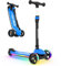 BELEEV A9 Roller Kinder 3-12 Jahre, 3 Räder Faltbare Scooter mit LED Leuchtenden Räder und Deck, 4 Höhenverstellbarer, Rutschfestes Deck, Lean-to-Steer, Kinderroller für Mädchen & Jungen, Dreiräder