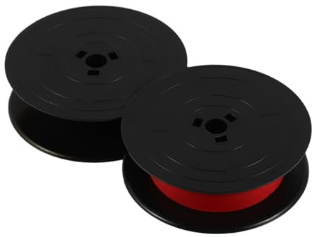 GETAJGHSD Mechanische Schreibmaschine Tintenrad Samtband Modische Schreibmaschine Doppelspule Schwarzes Filzband Schreibmaschinenbänder Netzbecher Mechanisches Weben Kreis Und