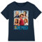 One Piece Boys Straw Hat Group Kids T-Shirt, Navy, 9-10 Years UK