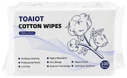 NOLOWY Lot de 100 lingettes en coton super absorbantes pour imprimante 3D