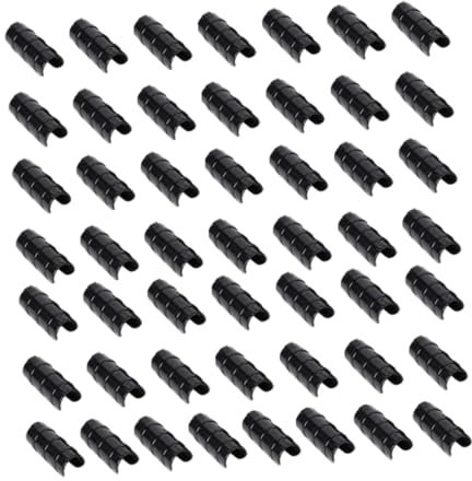 Sharplace 50 Pièces Clips Pour Serre 19 mm, Pinces de Film En Serre, Clip Tube de Bâtiments de Jardin, Clips en Plastique pour Serre Film pour Shed à Effet de Serre Jardiner Légumes Fruits