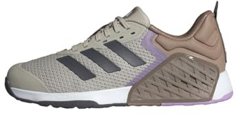 adidas Women's Dropset 3 Trainingsschuhe Beige/Grey Strata/Powder Plum 44
