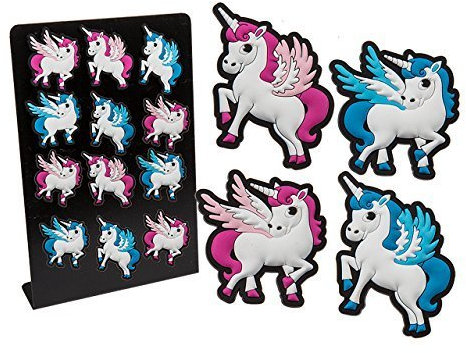 Unicorn Magnet 4x Fridge Magnet Comic Horse Animal Girl