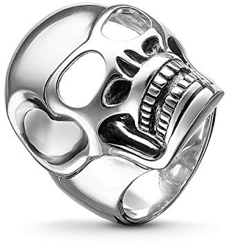 Thomas Sabo Herren-Ring Rebel at heart Totenkopf 925 Silber Gr. 52 (16.6) - TR1704-001-12-52