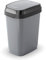 Curver Abfallbehälter, Kunststoff, grau/anthrazit, 50 Liter