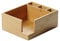 KESPER 70852 Serviettenspender-Besteckkasten 4-fach aus FSC-zertifiziertem Bambus/Besteckhalter/Box