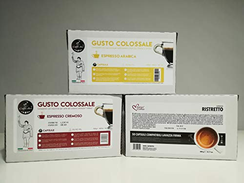 Lot de 200 capsules de café au choix, compatibles Lavazza Firma ou Vitha Group