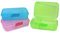 com-four® 3x Brotdose für unterwegs - Lunch-Box mit Trennwänden - Vorratsdose in verschiedenen Farben