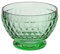 Villeroy & Boch Boston Coloured Dessertschale, 430 ml, Kristallglas, Klar/Grün