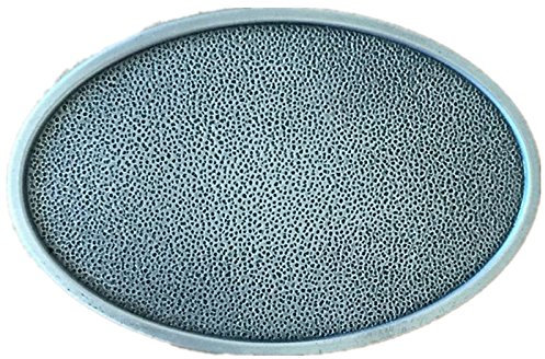Urban Backwoods Oval Blank Brushed Gürtelschnalle für Wechselgürtel Buckle