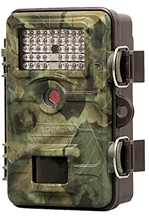 Maginon Wildkamera WK 4 HD WiFi, 4MP 1080P mit Infrarot-Nachtsicht bis zu 65 Fuß/20 m IP54 Spritzwassergeschützt für Outdoor-Natur, Garten, Haussicherheitsüberwachung, WiFi Bildübertragung