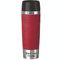 Isolierbecher MIT Gravur - Oben & UNTEN - (z.B. Namen) TRAVEL Mug Grande XXL 500ml Rot, 4h heiß/ 8h kalt, 100% dicht, auslaufsicher, Kaffee & Tee Thermo to-go-Becher