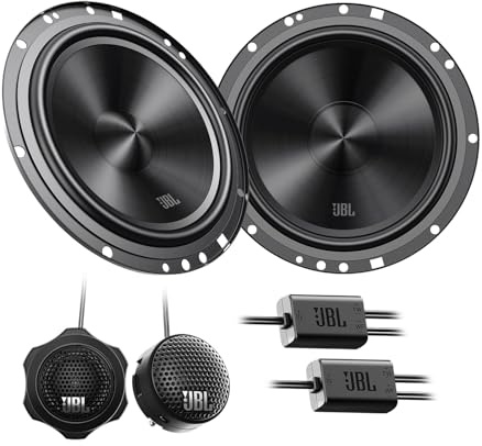 Mediadox Front/Heck 16,5cm/165mm 2-Wege Kompo Auto Lautsprecher/Boxen/Speaker Set von J.BL (Stage2-65C) kompatibel mit Toyota