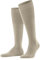 FALKE Men's Airport M Kh Wool Cotton Long Plain 1 Pair Knee-High Socks, Beige Melange 4043, 7-8