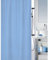 MSV Anti-Schimmel Duschvorhang - Anti-Bakteriell, waschbar, wasserdicht, Polyester, 120x200cm Hellblau