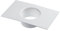 Steinberg14 White Ø 100mm / 4inch Round Plastic Adapter for Ventilation, Connector Flange, Wall Plate with Spigots