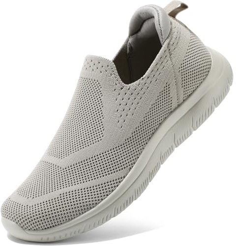 HKR Zapatillas Deportivas Mujer Sin Cordones Comodas Memory Foam Zapatos Ofertas Arch Antideslizantes Running Deportivas Bronce 36 EU