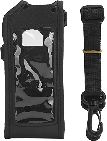 Walkie-Talkie Protective Cover,PU Leather Soft Case Silicone Cover Walkie Talkie Protector Fit for at?D878UV Two?Way Radio