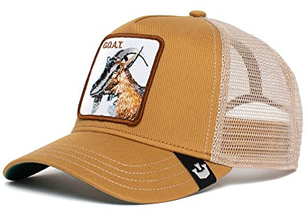 Goorin Bros. Unisex-Erwachsene The Farm Original Adjustable Snapback Trucker Hat Baseballkappe, Khaki, Einheitsgröße