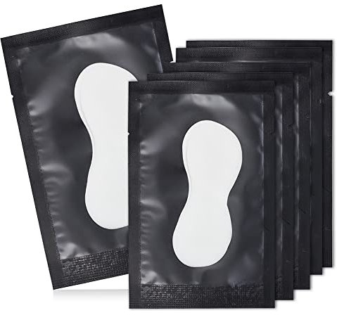 Lunamoon Augenpads für Wimpernverlängerung Wimpern Pads Wimpernverlängerung Pad Eyelash Pad Wimpern Färben Pad Wimpernlifting Pad Eye Gel Patch for Eyelash Extensions 50Paar(Gourd Black)