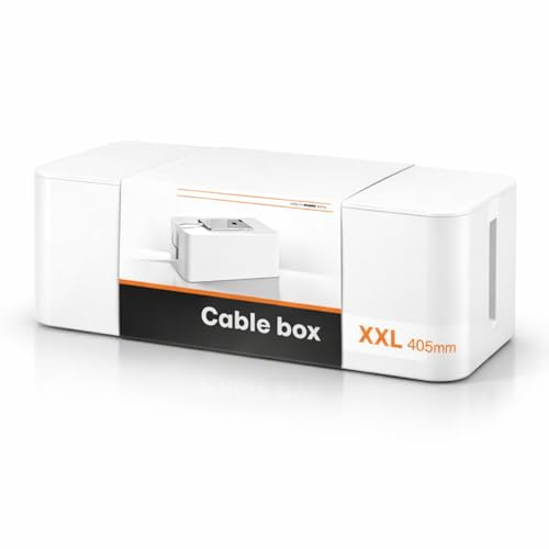 Kabelbox XXL, 405mm, Antirutsch-Gummifüße