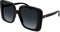 GUCCI Womens GG1314S Sunglasses, Black-Black-Grey, 55