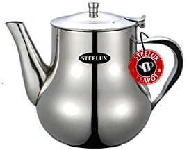 teapot Steelux Cream Cup Tea Pot Glass Infuser Set teapots Loose Steel Large White Small Stainless China Ceramic Blue Porcelain pots Gold Big Thermal jug Coffee Cappuccino Color Yellow Table top