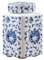 Pot de Gingembre en céramique Pot en Porcelaine Pot décoratif de Style Chinois délicat Pot de Stockage Multi-usages Vase Vase à Fleurs pour, Bleu Blanc