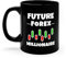 Teegarb Letter Blanket Future Forex Millionaire Tasse, 325 ml, Schwarz