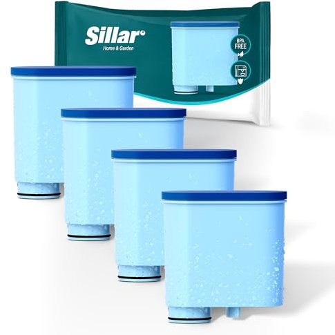 Sillar 4x Wasserfilter für Kaffeevollautomaten | Kompatibel mit Philips AquaClean CA6903/10 CA6903/22 CA6903 Kalkfilter, Filterpatrone für Saeco und Philips Kaffeemaschinen