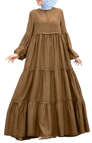 TUQIDEWU Gebetskleidung Für Frauen Mit Rosenkranz Tasche Hijab, Islam Damen Kleidung Set, Abaya Kopftuch, Muslim Kleider, KhimarA010