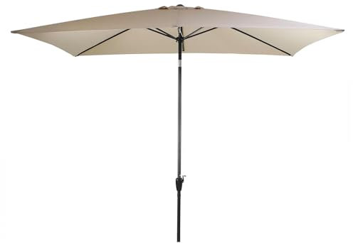 NYASAA Sombrilla Semicircular, Ø300cm Sombrilla Terraza Protección UV, Sombrilla Grande, Parasol Terraza, Sombrilla Plegable Impermeable