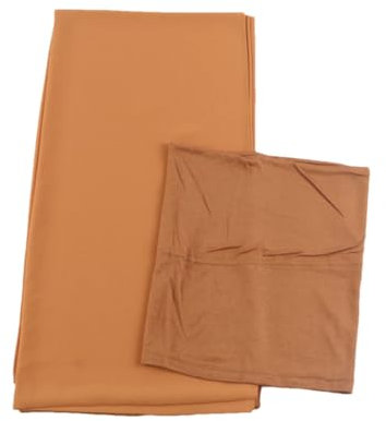 Niiyyjj Chiffon-Hijabs mit Innenkappen, Sets für muslimische Frauen, Hijab, Kopftuch, Schal, Unterschal, A10, One size