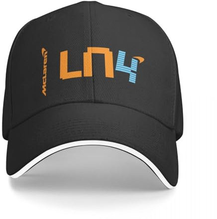 COSIUOS Basecap Formel 1 LN4 Lando Norris Baseballkappe, Trucker-Mütze, Luxusmütze, Snapback-Mütze, Golf-Trucker-Mützen für Männer und Frauen