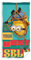 Carbotex Ich einfach unverbesserlich Minions Be You Best Self Duschtuch, Strandtuch, Badetuch, 100% Baumwolle, Maße: 70 x 140 cm