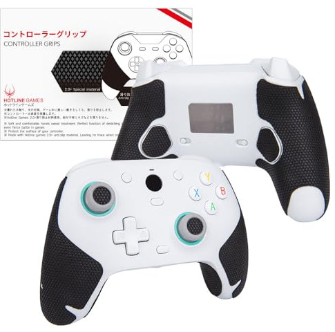HOTLINEGAMES Controller-Griffe für Gamesir G7 HE / G7 SE / G7 Controllers, rutschfest, schweißabsorbierend, ausgezeichnetes Gefühl (Handle Grips)