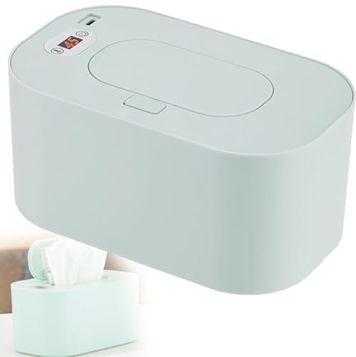 Baby Wipe Warmer，usb Baby Wipe Warmer And Dispenser，40-60°C Adjustable Wet Wipes Warmer, Portable Baby Wipes Dispenser With Led Display,can Accommodate A Complete Set Of Wet Wipes Box
