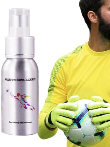 Tyinerc Football Glove Sticky Spray, Glove Glue, Goalkeeper Gloves Spray 50ml, Goalkeeper Grip Strengthener, Goalkeeper Gloves Glue for Goalkeeper Gloves