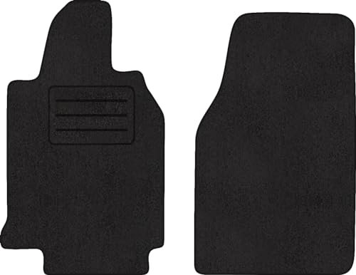 Fußmatten Velours Autoteppich passend für Porsche 944 vorne schwarz