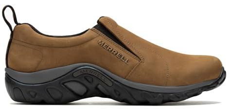 Merrell Men's Jungle Leather Slip-On Shoe, New Brown, 7 Wide